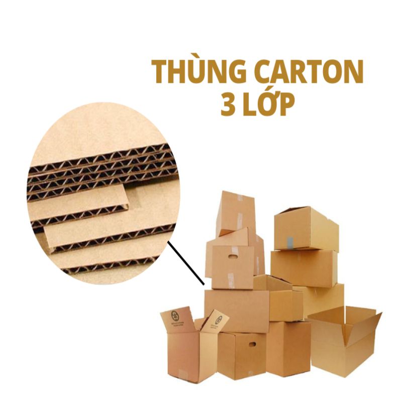Thùng carton 3 lớp kích thước có sẵn tại Gia Lai