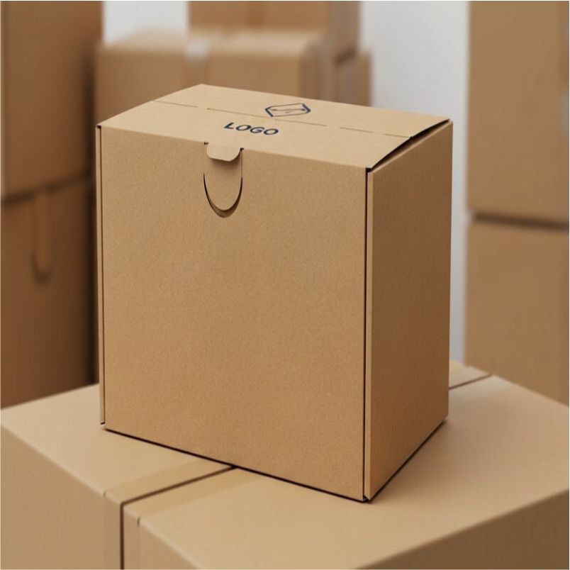 Thùng carton nắp gài 3 lớp in logo theo yêu cầu tại Gia Lai